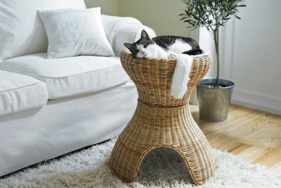 двухэтажный домик для кошки
