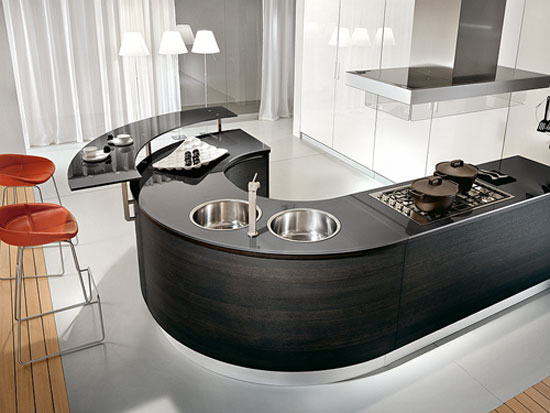 кухня в стиле хай-тек