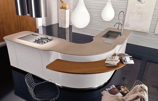 закругленный гарнитур