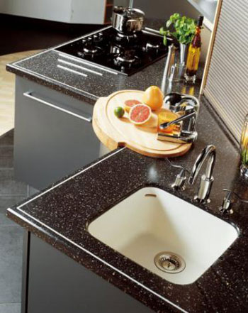 столешница оригинальной формы