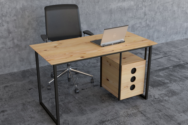 Стол офиc «Loft» c тумбой