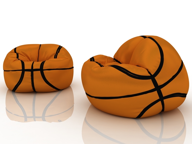 кресло баскетбольный мяч