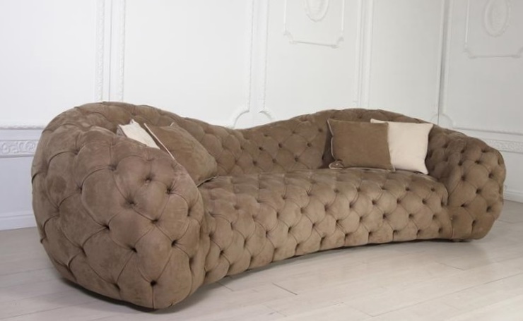 бархатный диван