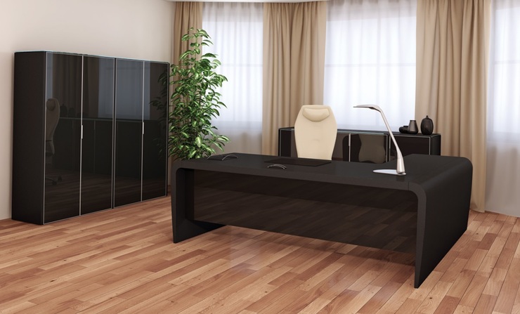 стеклянный офисный шкаф