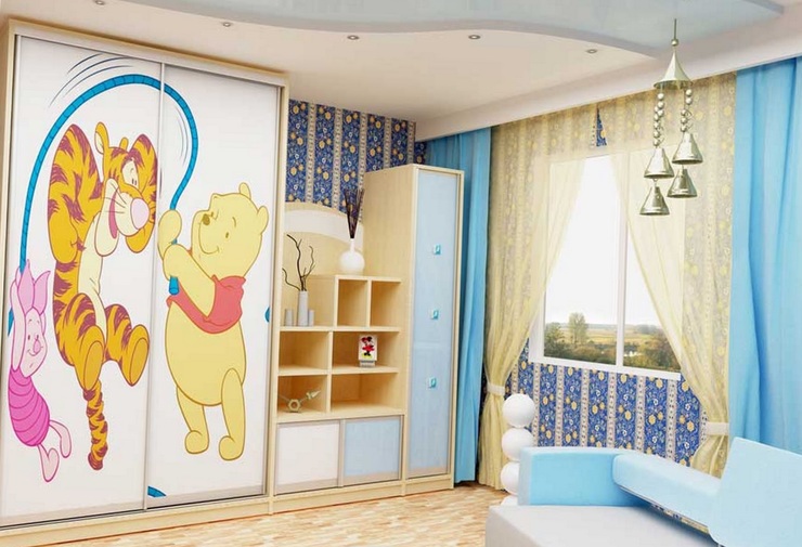 рисунки на шкафу в детской