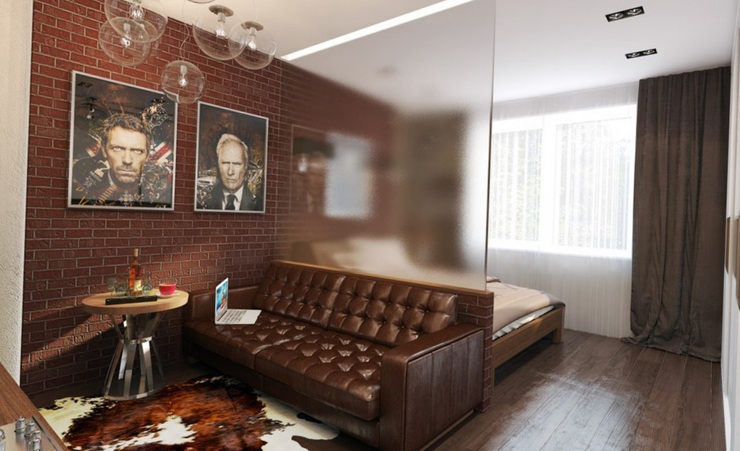 перегородка из стекла