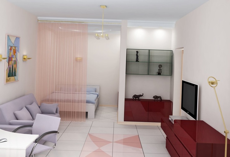 перегородка из ткани