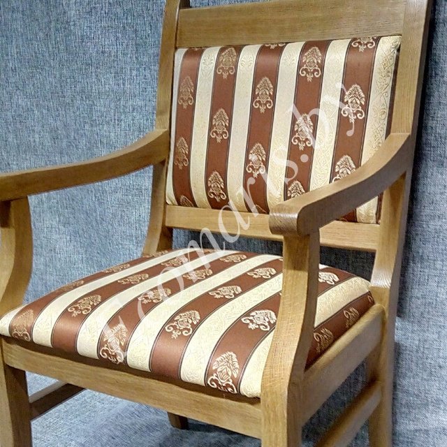 Kreslo pm3 dub poloska