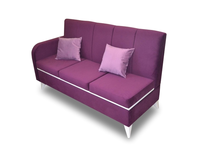 Kushetka ludvig s podlokotnikom fialkovyi