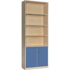 Detskij shkaf dlya knig sinij