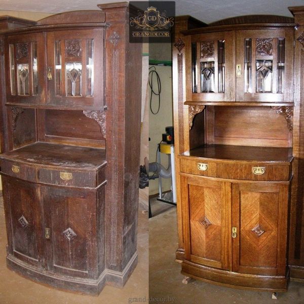 Restavracija tonirovka starogo bufeta