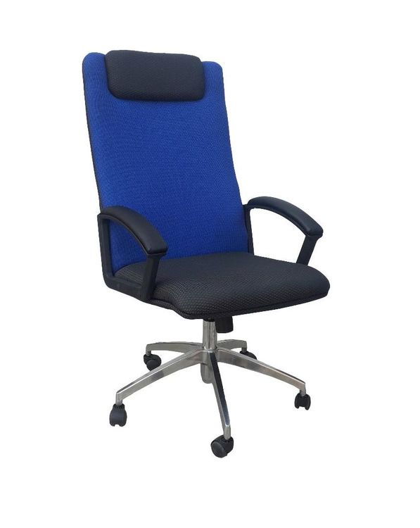 Prostoe sinee kreslo