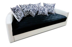 Divan raskladnou kruglui zebra 1
