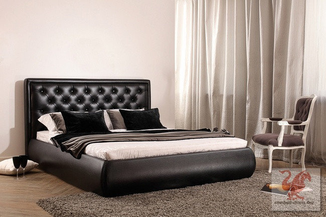 Krovat iz ekokozhi 5