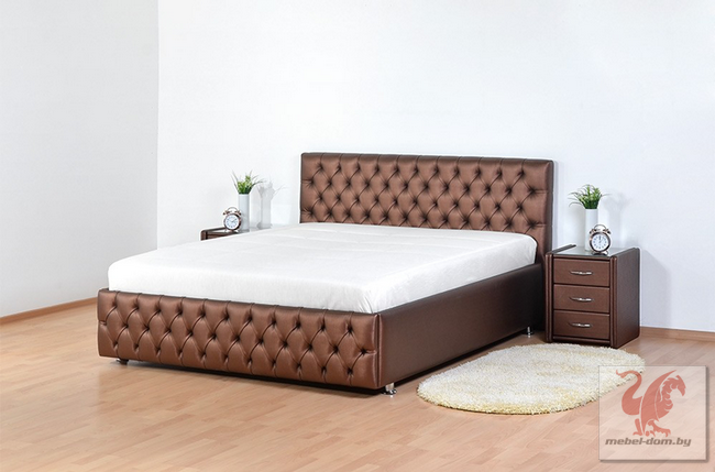 Krovat iz ekokozhi 10