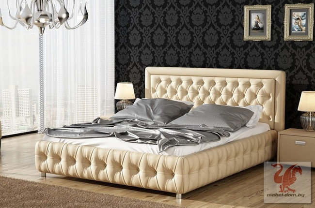 Krovat iz ekokozhi 14