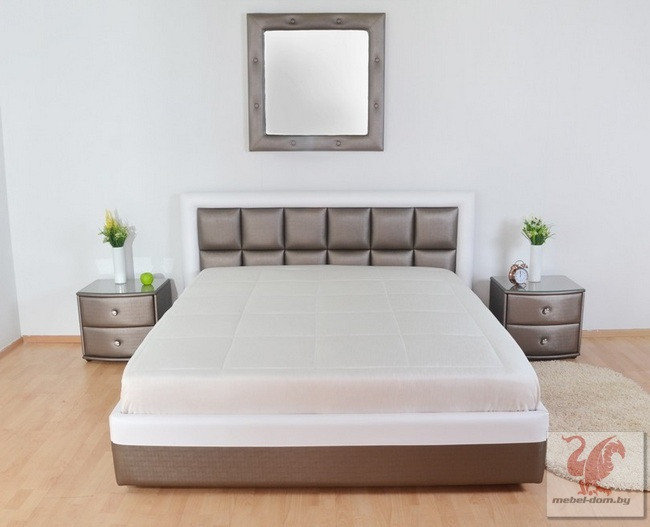 Krovat iz ekokozhi 22