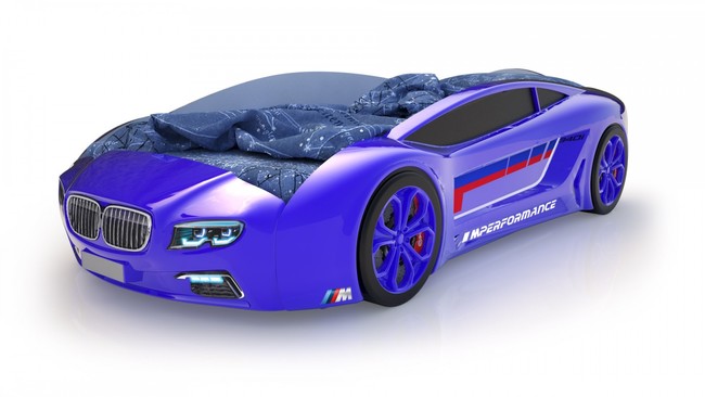 Krovat mashinka rodster bmw sinyaya