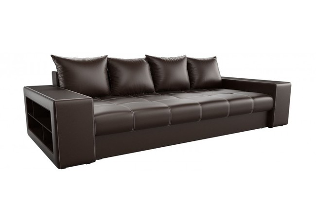 Dubaj prjamoj korichnevaja ekokozha