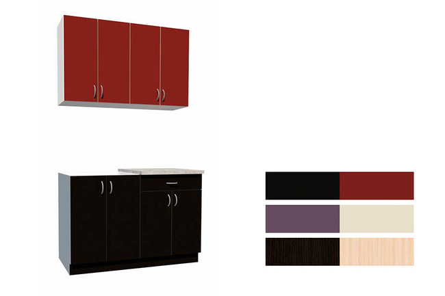 Agata pryamaya 1.2 chernyj krasnyj