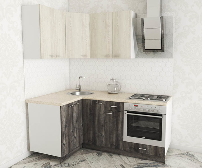 Kuhnya luiza lux uglovaya 1.2x1.9 sosna pasadena sosna kascina