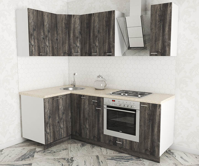 0006 kuhnya luiza lux uglovaya 1.2x2.2 sosna pasadena sosna pasadena