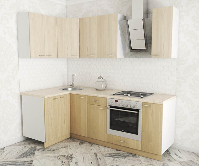 0002 kuhnya luiza lux uglovaya 1.2x2.3 flitvud shampan flitvud belyj