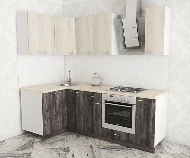 0007 kuhnya luiza lux uglovaya 1.2x2.3 sosna pasadena sosna kascina