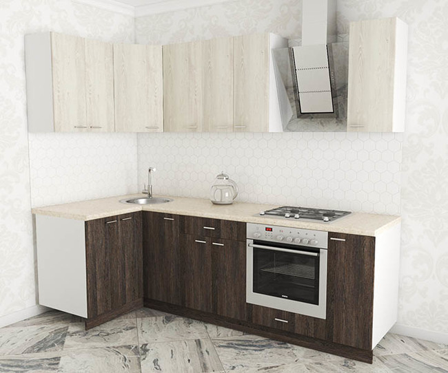 0004 kuhnya luiza lux uglovaya 1.2x2.5 venge mali sosna kascina