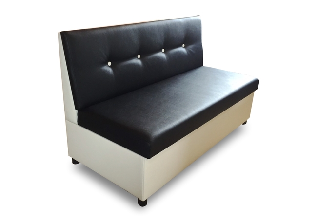 Divan dlya kuhni speis cherno belyi