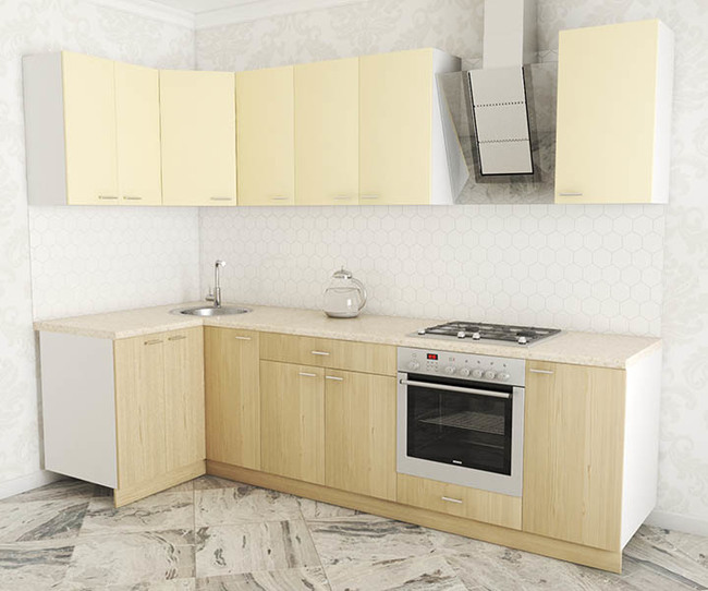 0008 kuhnya luiza lux uglovaya 1.2x2.8 flitvud shampan vanil