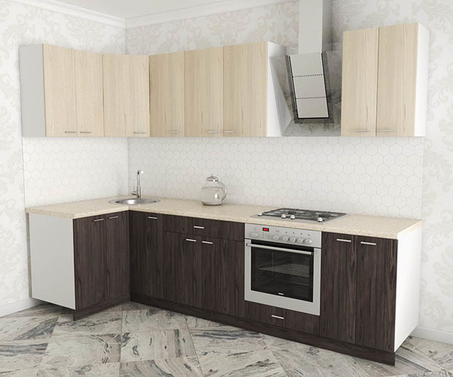 0001 kuhnya luiza lux uglovaya 1.2x2.9 flitvud seraya lava flitvud belyj