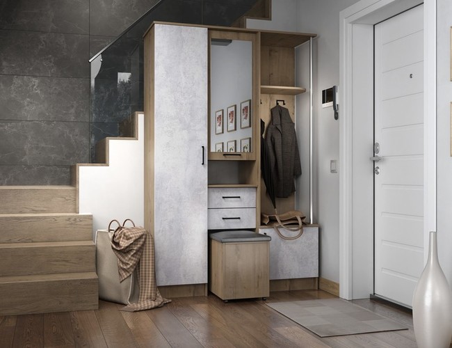 Dusya prihozhaya 1.3 tsement dub.800x600