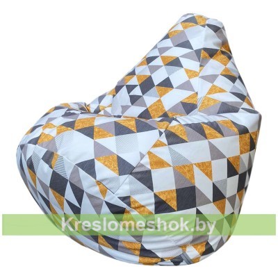 Kreslo meshok grusha romb zhyoltyj