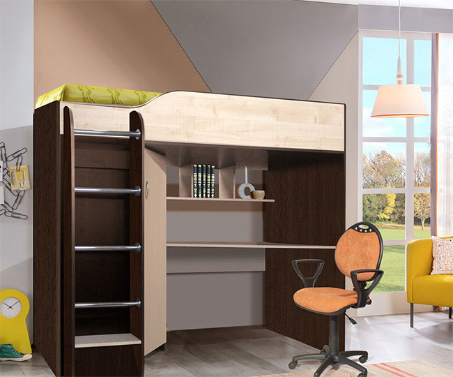 Krovat krepysh 6 venge dub mol