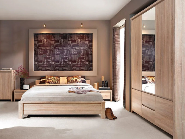 Spalnya kaspian dub sonoma