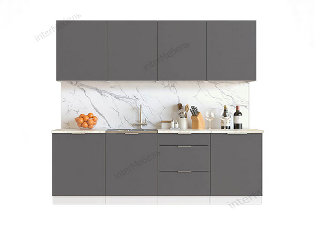 Mix top 8 grafit seryj