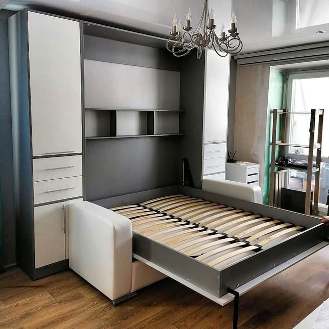 Otkidnaya krovat vstroennaya v shkaf
