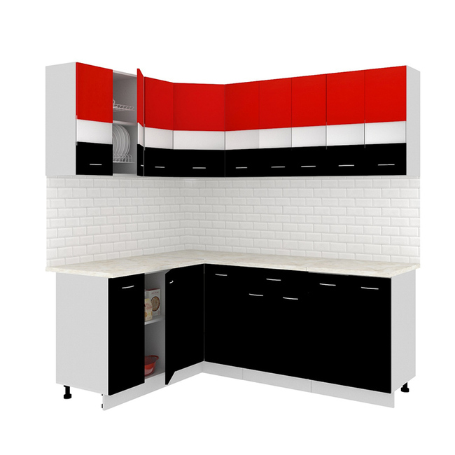 Extra1 5x2 1 red black 