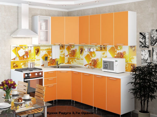 Kuhnja raduga 3 7 uglovaja oranj