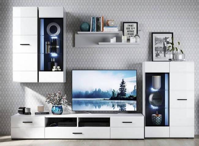 Gostinaja jork s komodom belyj belyj gljanec 1 800x800