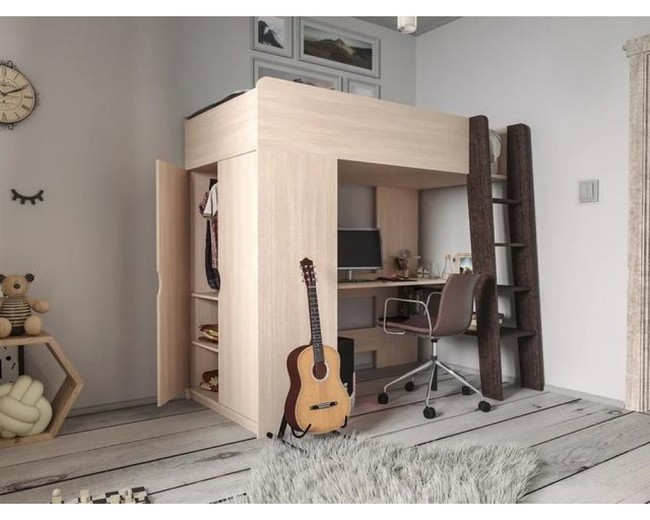 Krovat cherdak anesi 1 dub molochnyy dub venge 1 1000x800