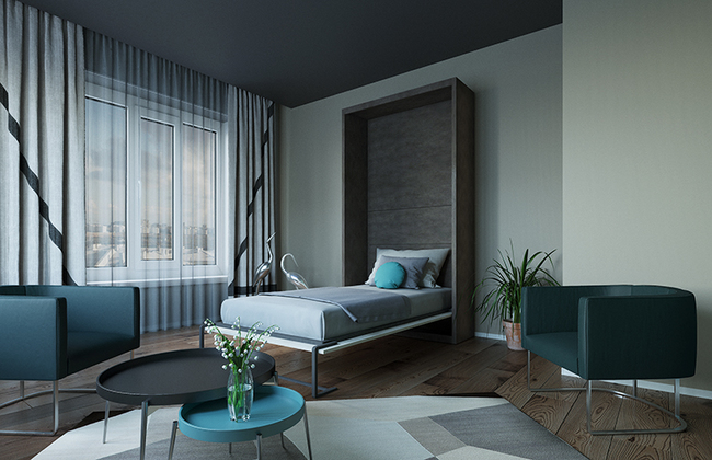 Krovat 1200mm.vertik.otkrytaya