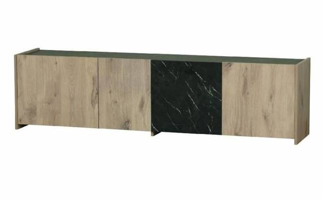 Tumba pod tv 56 01 adazhio nebula mramor chernyj 1 800x800