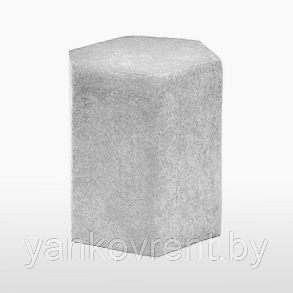 350527138 puf hexagon svetlo seryj