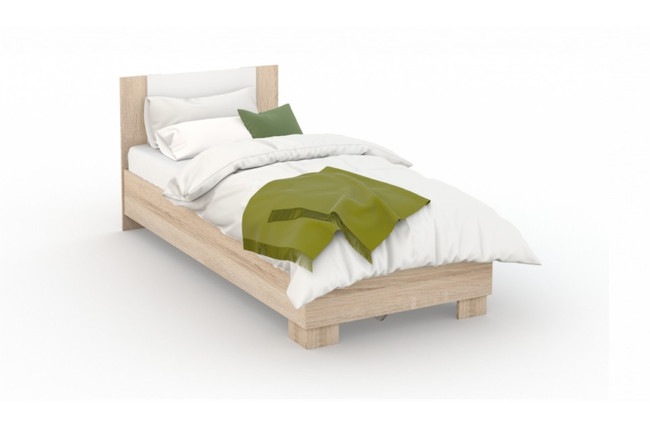 Krovat avrora s osnovaniem 90h200 dub sonoma belyy 2 1200x790