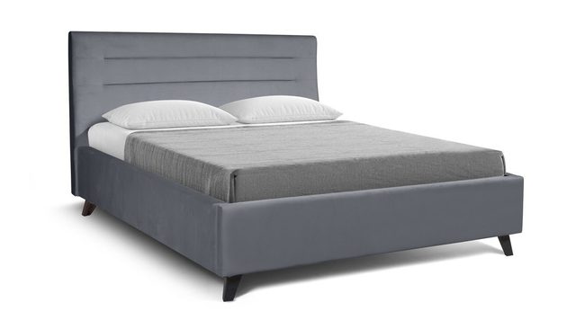 Krovat vesta 2000 h1800 mikrovelyur bezhevyj 2