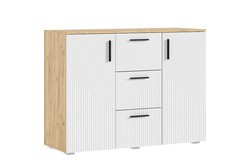 Komod silvija 3 jasch 2 dveri dub kraft zolotoj brash vajt mif 1 1200x800