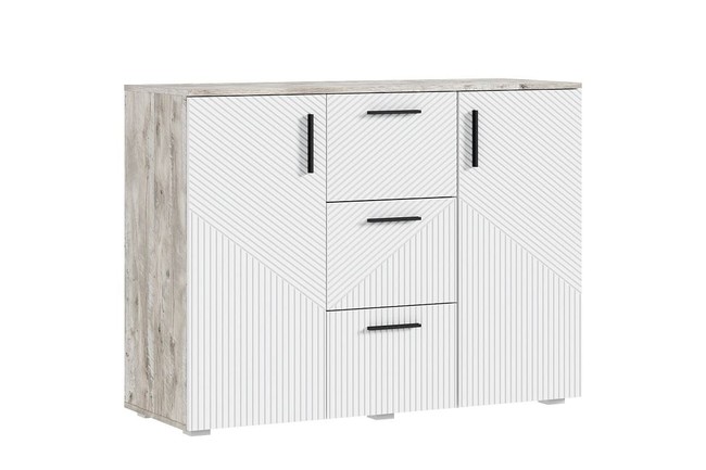 Komod silvija 3 jasch 2 dveri dub jukon brash vajt mif 1 1200x800