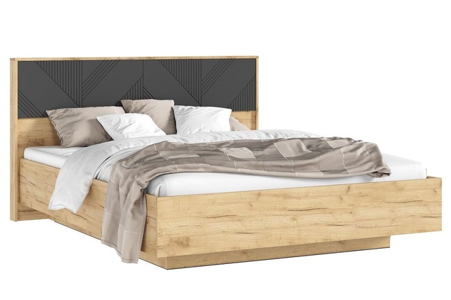 Krovat iris parjaschaja 16 s ortopedicheskim osnovaniem dub kraft brash grafit mif 1 1200x800